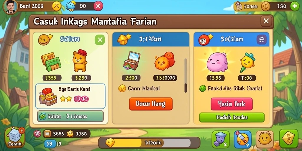 Tangkapan layar menampilkan karakter utama dalam petualangan.