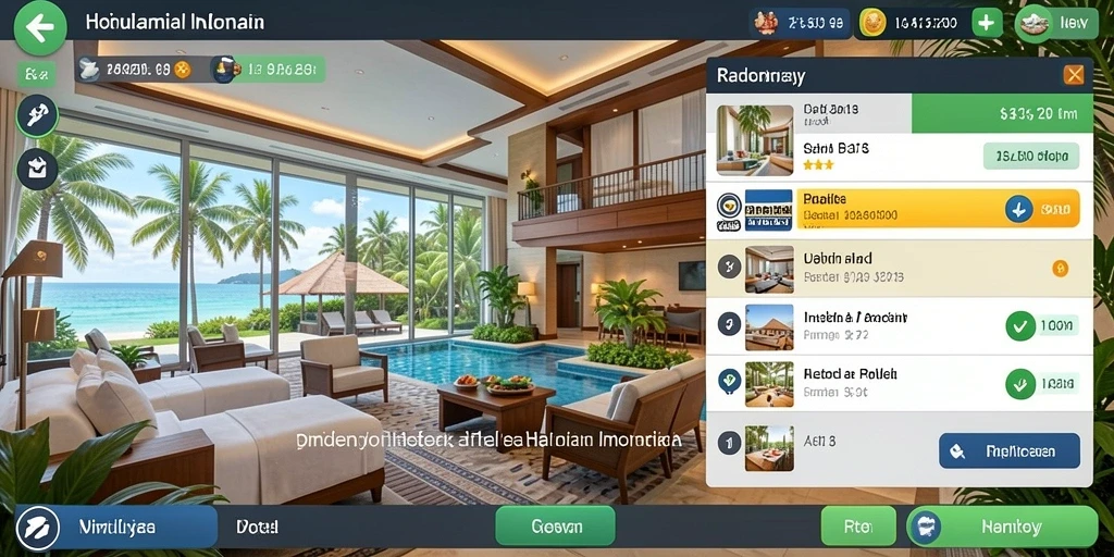 Screenshot yang menunjukkan antarmuka pengguna yang intuitif.
