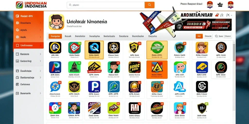 Screenshot menunjukkan tampilan awal yang menarik.