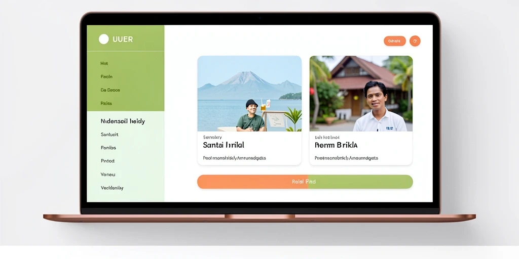 Tampilan antarmuka yang user-friendly.