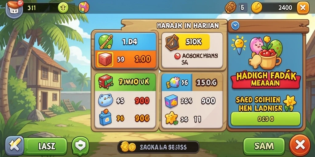 Tampilan antarmuka yang intuitif dan menarik.