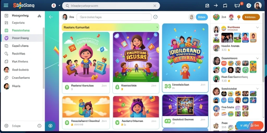 Gambar menampilkan karakter utama dalam aksi seru.
