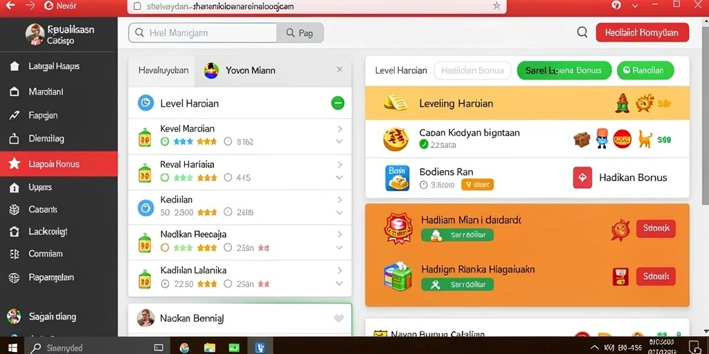 Tampilan karakter utama yang menakjubkan.