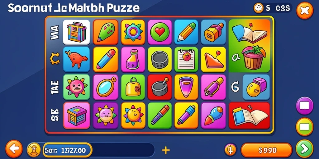 Screenshot menampilkan karakter hero dengan desain grafis yang menarik.