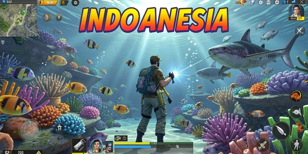 Screenshot menunjukkan aksi intens dalam permainan.