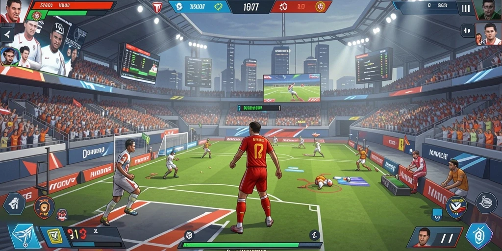 Screenshot menampilkan antarmuka permainan yang menarik.