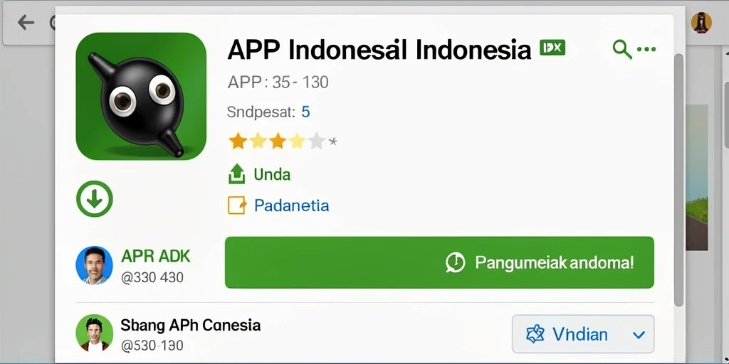 Antarmuka pengguna yang intuitif dan menarik.