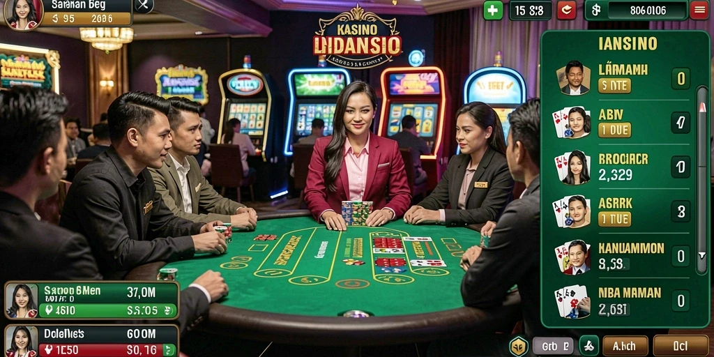Tampilan awal permainan RPOK dengan karakter utama.