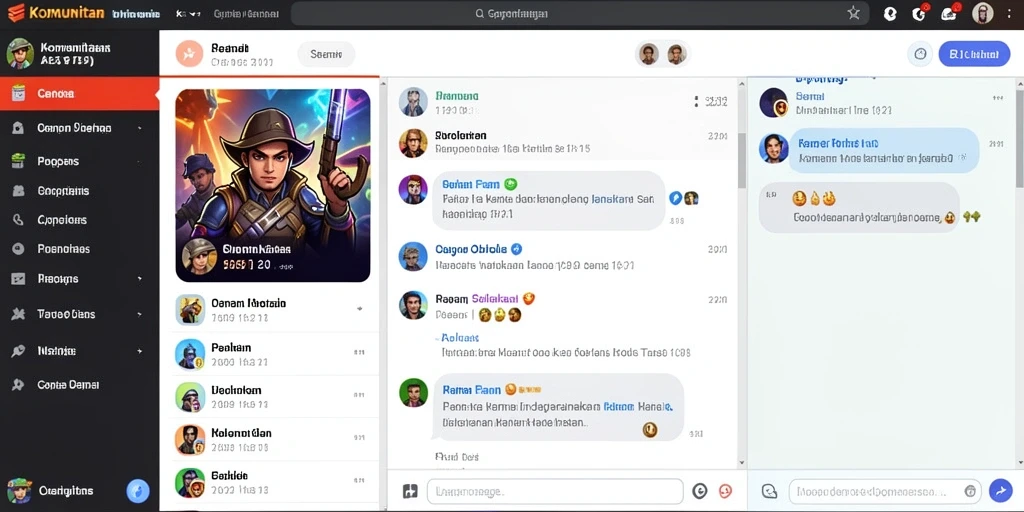 Screenshot menunjukkan tampilan antarmuka pengguna yang menarik.