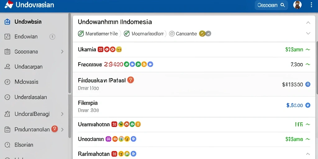 Tampilan antarmuka yang intuitif dan menarik.